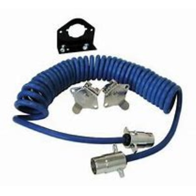 (image for) 4-Wire Flexo-Coil Tow Bar Power Cord Kit with Mounting Bracket #1644 - Click Image to Close
